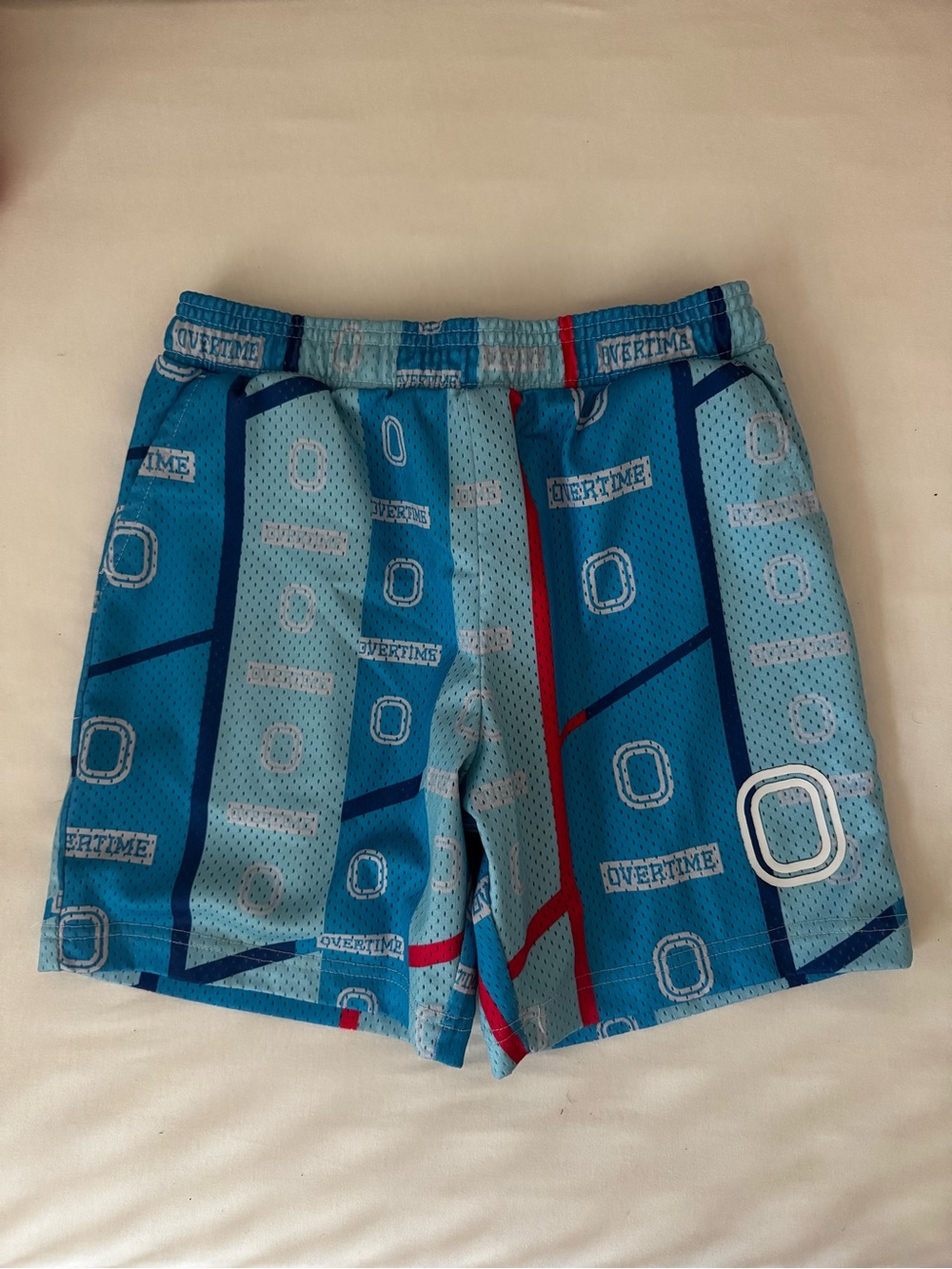 Kids Blue Overtime Athletic Shorts